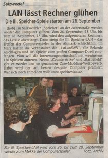 Altmark Zeitung 12.09.2003