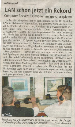 Altmark Zeitung 18.09.2003